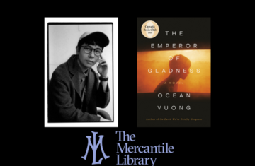 SOLD OUT - The Modern Novel Lecture: Ocean Vuong in conversation with John Brooks